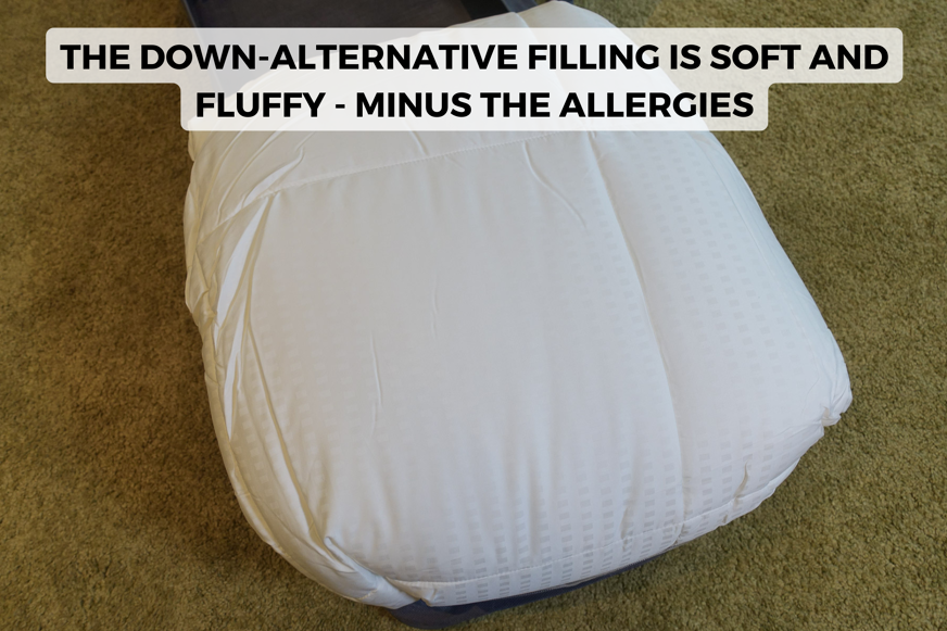 simba hybrid 3-in-1 duvet is very fluffy